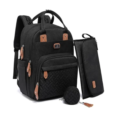 Dikaslon Diaper Bag Backpack with Portable Changing Pad